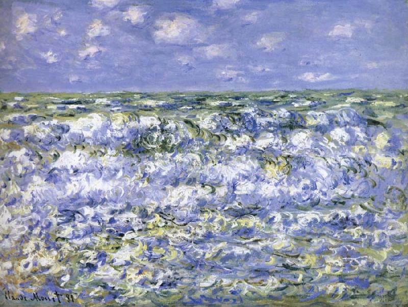 Claude Monet Waves Breaking